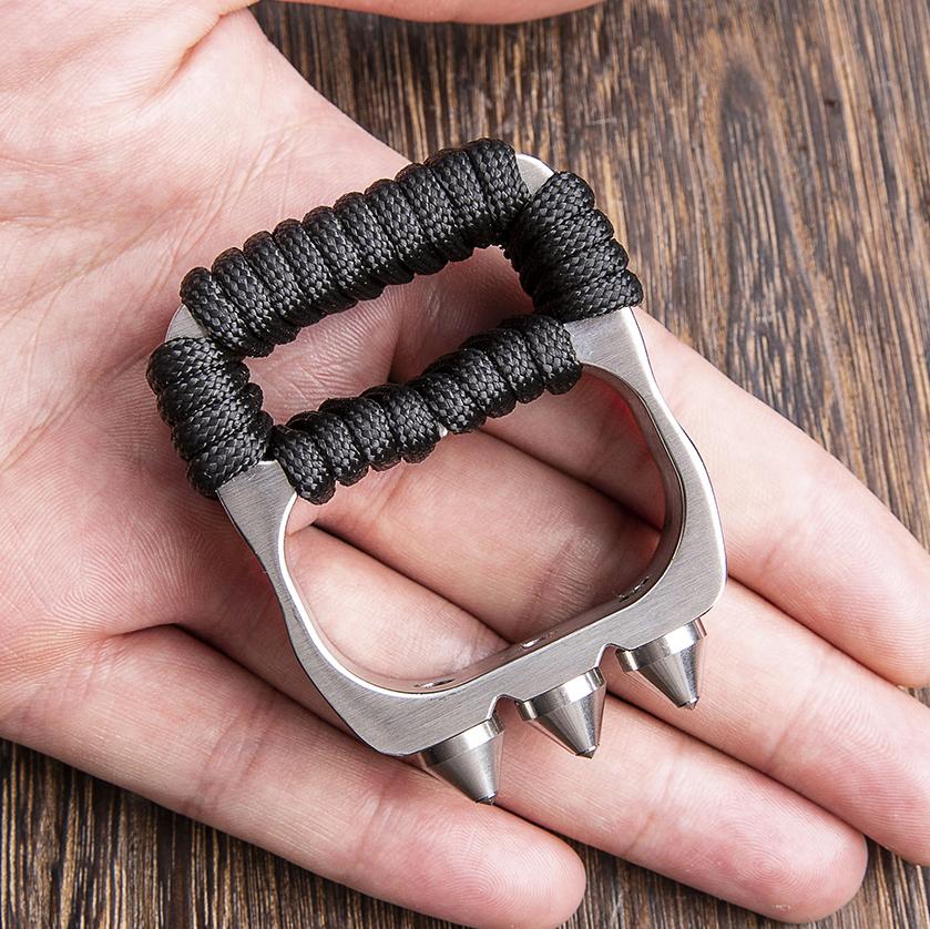 Two Finger Brass Knuckles Stainless Steel