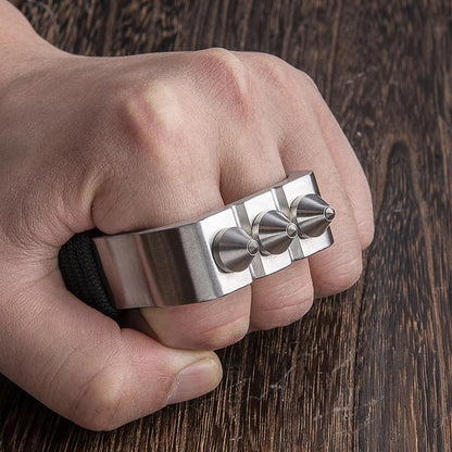 Two Finger Brass Knuckles Stainless Steel