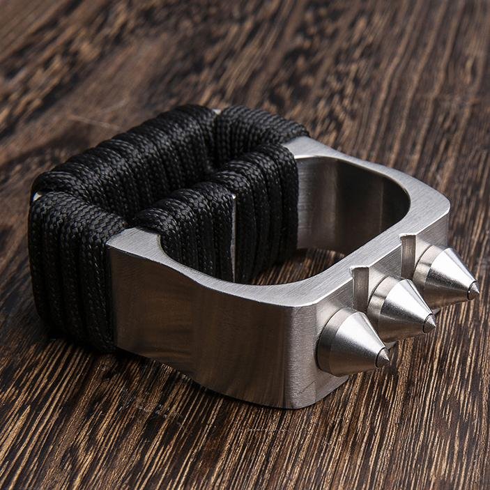 Two Finger Brass Knuckles Stainless Steel