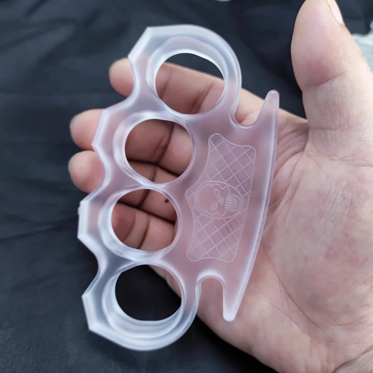 Clear Plastic Brass Knuckles