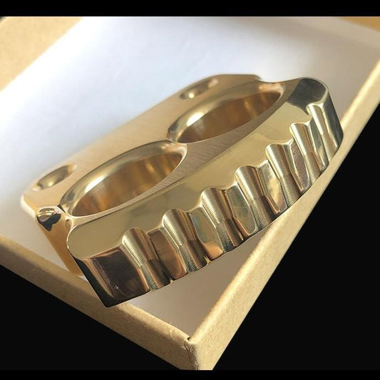 Afrankart DFK 2 Finger Brass Knuckles Knuckle Duster -Cakra EDC Gadgets