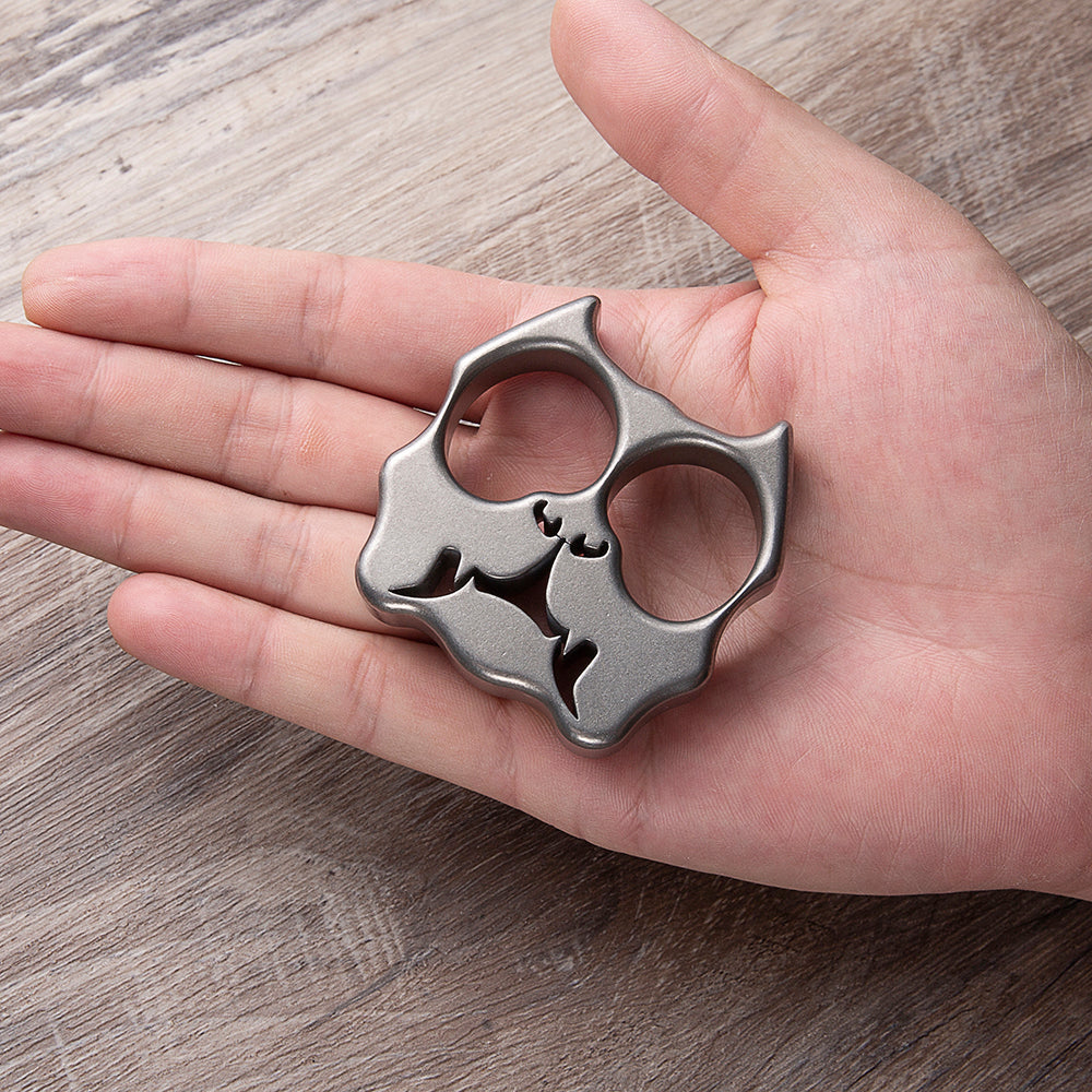 Pit Bull Full Titanium EDC Knuckles Self Defense