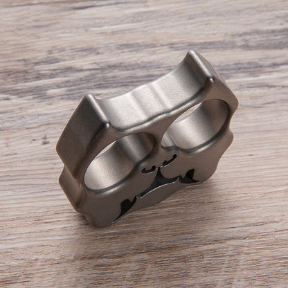 Pit Bull Full Titanium EDC Knuckles Self Defense