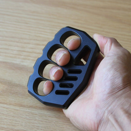 Self Defense Knuckle Rings Black Aluminium Alloy Light - Cakra EDC Gadgets