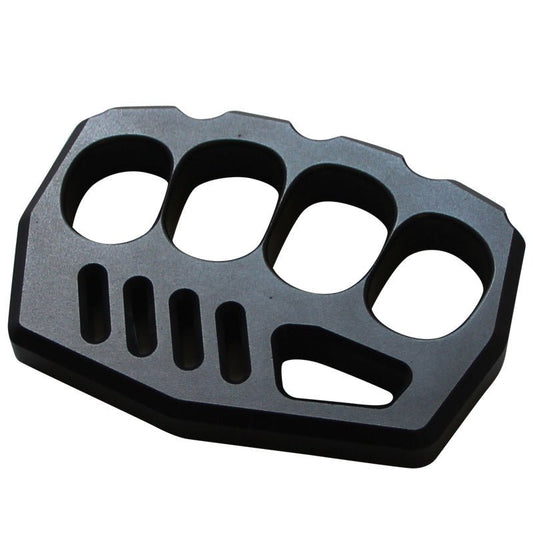 Self Defense Knuckle Rings Black Aluminium Alloy Light - Cakra EDC Gadgets