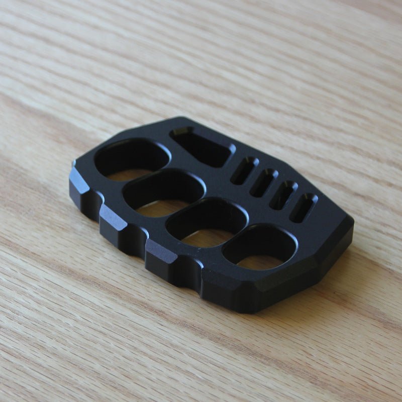 Self Defense Knuckle Rings Black Aluminium Alloy Light - Cakra EDC Gadgets