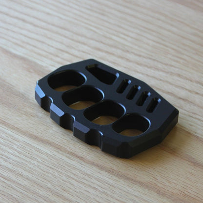 Self Defense Knuckle Rings Black Aluminium Alloy Light - Cakra EDC Gadgets
