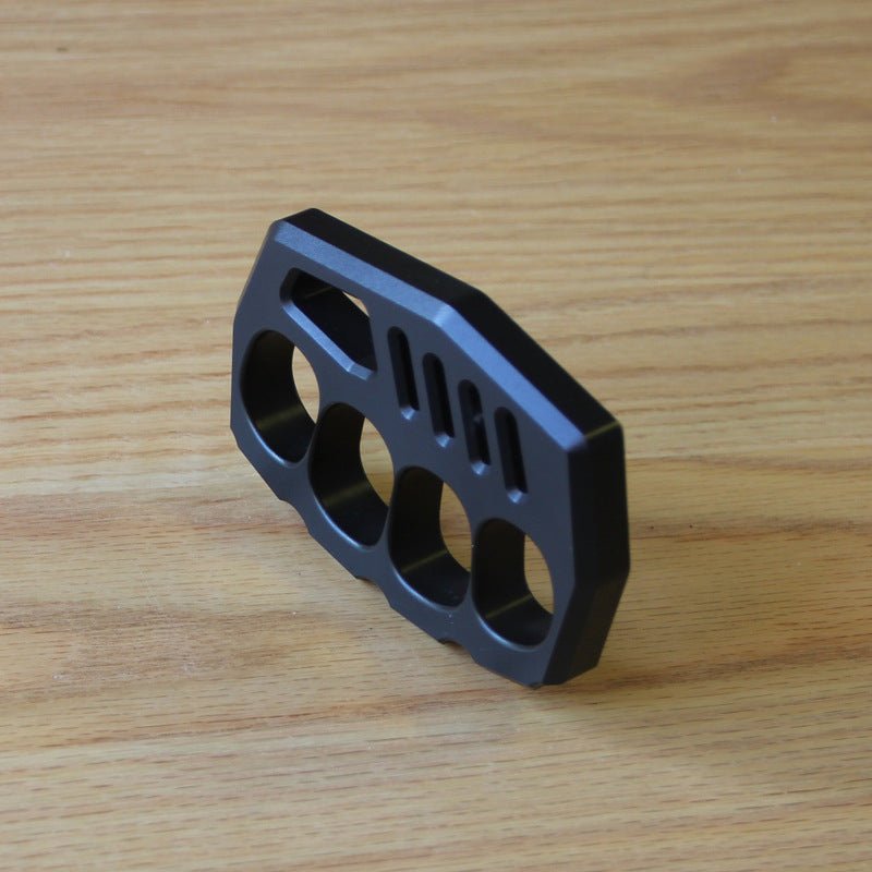 Self Defense Knuckle Rings Black Aluminium Alloy Light - Cakra EDC Gadgets