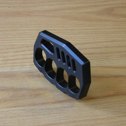 Self Defense Knuckle Rings Black Aluminium Alloy Light - Cakra EDC Gadgets